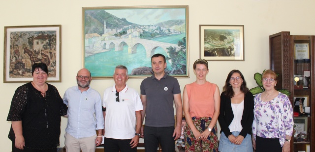 Predstavnici organizacije ISCOS iz Italije danas posjetili Konjic i predstavili namjeru o povezivanju i bratimljenju Općine Konjic sa Općinom Livorno iz Italije