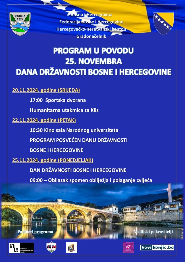 Program obilježavanja dana državnosti Bosne i Hercegovine