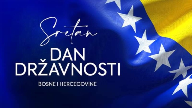 Čestitka u povodu Dana državnosti Bosne i Hercegovine