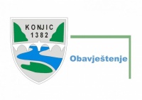 Saopćenje za javnost &Scaron;taba civilne za&scaron;tite Općine  Konjic