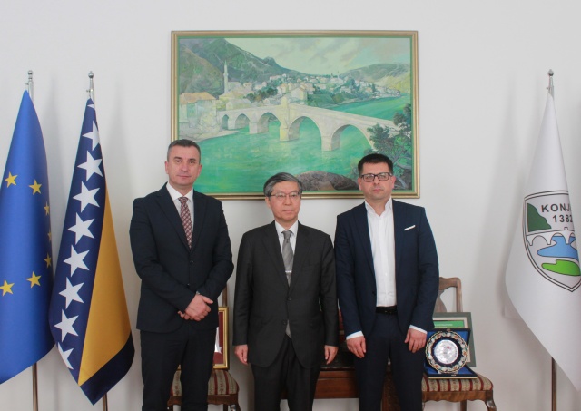 Ambasador Japana u BiH, Toshihiro Aiki danas posjetio Konjic