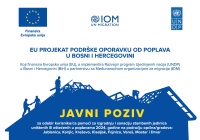 Javni poziv za odabir korisnika/ca pomoći za izgradnju i sanaciju stambenih jedinica uni&scaron;tenih ili o&scaron;tećenih u poplavama 2024. godine