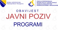 Javni poziv za dodjelu sredstava za finansiranje i sufinansiranje programa razvoja privrednih društava za zapošljavanje osoba sa invaliditetom i zaštitnih radionica, Fonda za profesionalnu rehabilitaciju i zapošljavanje osoba sa invaliditetom