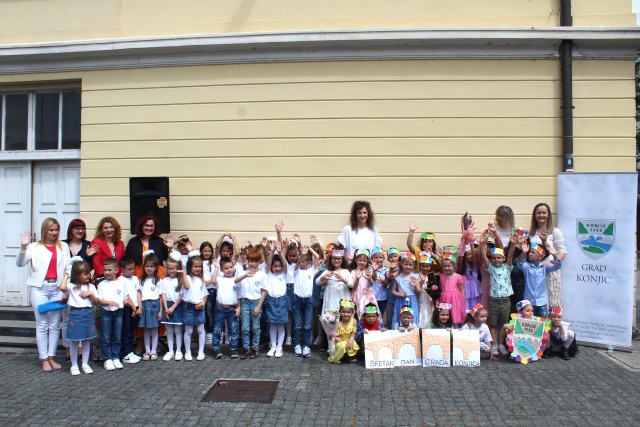 Programom “Gradu s ljubavlju” najmlađi Konjičanima čestitali Dan grada Konjica