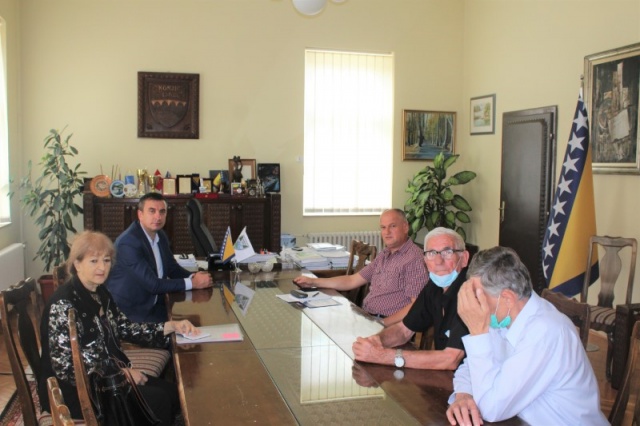 Načelnik Ćatić danas se sastao sa predstavnicima  Udruženja slijepih i slabovidnih građana općina Konjic i Jablanica.